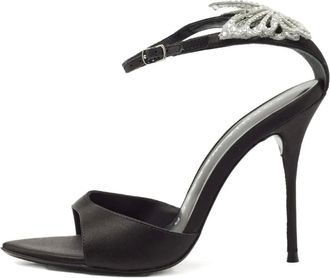 Sophia Webster Sandali con cristalli 110mm - Nero