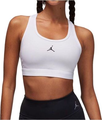 Nike Jordan (WMNS) Air Jordan Sport Medium-Support Padded Jumpman Bra White Stone Mauve Black FB6872-100