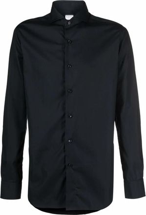 Xacus Zwarte Herenshirts - Heren - Casual Overhemden - Zwart - XS - Overhemden