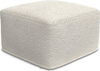 Simpli Home Chantal 24In Contemporary Pouf