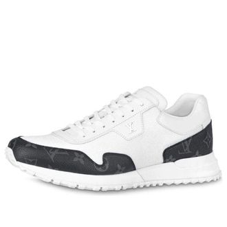 Louis Vuitton Run Away Sneakers White with Black Monogram 1A7UMS