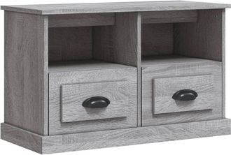 vidaXL Vidaxl - Mueble para tv madera contrachapada gris Sonoma 80x35x50 cm