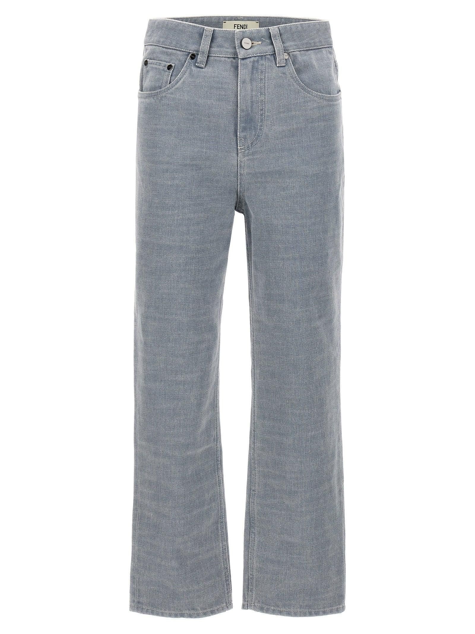 デニム・ジーパン FENDI Woman Jeans Black FLP851AT1B F0GME FF denim jeans FENDI Woman Tg. 44 IT FLP851AT1B F0GME BLACK