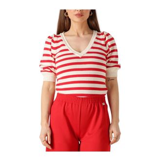 Pom Amsterdam Dames, Truien, Veelkleurig, Maat: XS Katoen