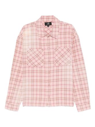 Represent checked shirt - men - Cotton - S - Pink