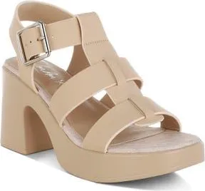 London Rag Avalon Platform Fisherman Sandal in Beige at Nordstrom Rack, Size 9.5