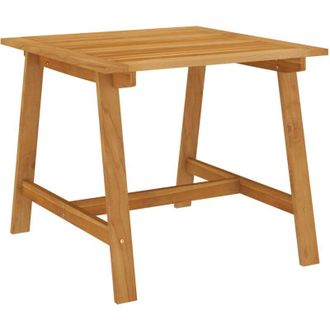 vidaXL Mesa De Comedor De Jard&iacute;n Madera Maciza De Acacia 88x88x74 Cm Vidaxl