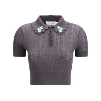 Self Portrait Donna, Top, Grigio, S, new