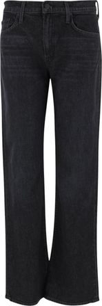 Mother Black Bootcut Mid Rise Jeans