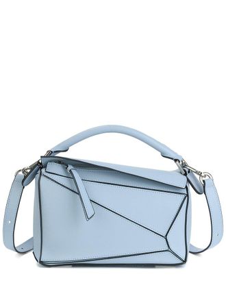 Tiffany & Fred Geometric Pattern Leather Shoulder Bag