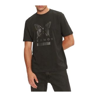 John Richmond T-Shirts, male, Black, Size: L Garon T-shirt