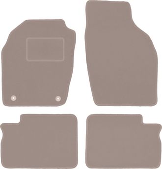 OEM Alfombrillas De Terciopelo Beige Para Suzuki Wagon R+ Hatchback (1998-2010)