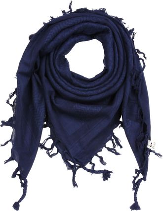 Freak Scene Kufiya - blue-navy - blue-navy - 40x40 inch - Shemagh - Arafat scarf Palestinian PLO Pali-scarf - 100% cotton