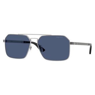 Versace Ve2306 Zonnebril - Heren - Accessoires - Grijs - Maat: 60 MM