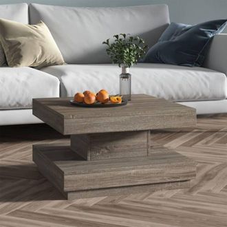 vidaXL Tavolino da Salotto Grigio 60x60x35 cm in mdf - Vidaxl