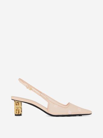Givenchy G Cube Heel Slingbacks