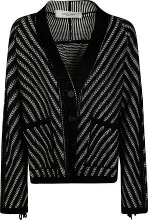 Golden Goose Cropped Striped Cardigan