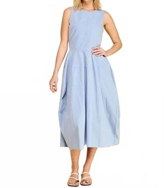 Pinch Design Mollie Midi Dress In Baby Blue