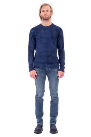 Roberto Collina Airbrush Dye Camel Wool Crewneck Sweater