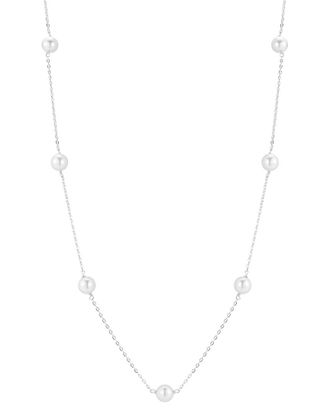 Glaze Jewelry Silver 6Mm Pearl Necklace