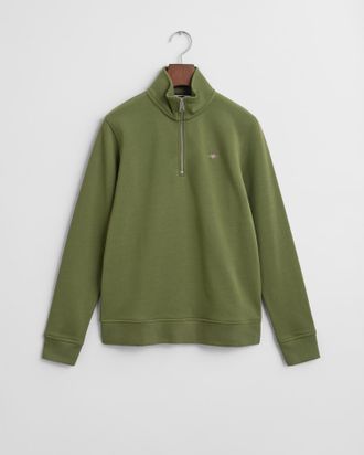 GANT Teens Shield Half-Zip Sweatshirt (158/164) OLIVE GREEN