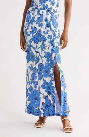 Diane Von F&uuml;rstenberg Isadora Floral Maxi Skirt in China Vine Degrade at Nordstrom Rack, Size Xx-Small