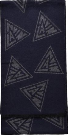 Lanvin Sciarpa - Heren - Wintersjaals - Blauw - ONE Size - Wol - Accessoires