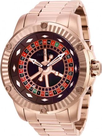 Invicta Specialty Casino Automatic Red Dial Mens Watch 28711