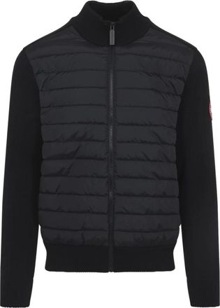 Canada Goose Hy Bridge Knit Jacket - Heren - Winterjassen - Zwart - M - Wol - Jassen
