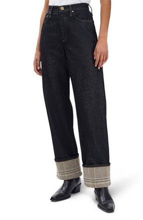 Rag & Bone Shea Cuffed High Waist Ankle Straight Leg Jeans in Twrco at Nordstrom Rack, Size 30