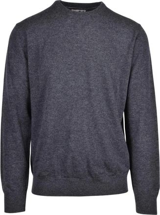 MC2 Saint Barth Pullover Girocollo - Heren - Ronde hals truien - Grijs - XL - Wol - Truien & Vesten