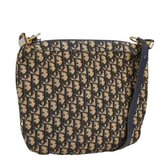 Dior Pre-owned Shoulder Bags, female, Multicolor, Size: ONE SIZE Pre-owned Canvas Shoulder Bag