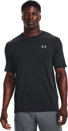 Under Armour Mens Left Chest Lockup Short Sleeve T Shirt, (001) Black / / Mod Gray, Large