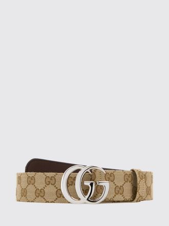 Gucci Cintura GG Marmont in canvas con fibbia monogramma a incastro