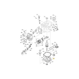 STIGA Sports Cubierta Del Motor Del Tractor De C&eacute;sped Original Stiga 118551425/0