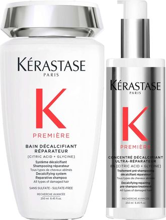 Kerastase Womens K&eacute;rastase Premi&egrave;re Decalcifying Repairing Duo - Shampoo 250ml & Pre-Shampoo Treatment for Damaged Hair - One Size