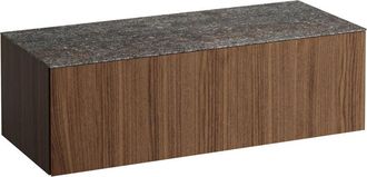 Laufen Il Bagno Alessi Cajonera, Encimera De Piedra Marrone - Laufen