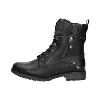 Mustang Veterschoenen Hoog - Dames - Veterlaarzen - Zwart - 43 EU - Schoenen