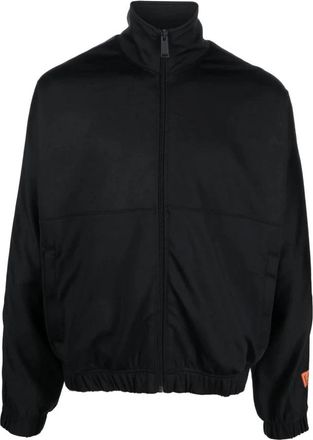 Heron Preston Zip-Through Jacket - Heren - Zomerjassen - Zwart - S - Katoen - Jassen