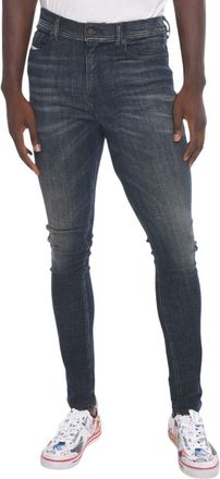 Diesel Blue Skinny High Rise Jeans