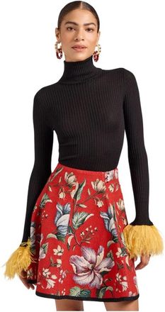 La DoubleJ High Kick Top - Dames - Cashmere truien - Zwart - L - Kasjmier - Truien & Vesten