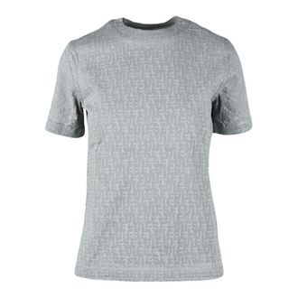 Diesel Cotton T-shirt - female - Diesel - T-Shirts - Gray - XS - Tops