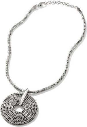 John Hardy Rata Chain Pendant Necklace, Sterling Silver at Nordstrom Rack, Size 18