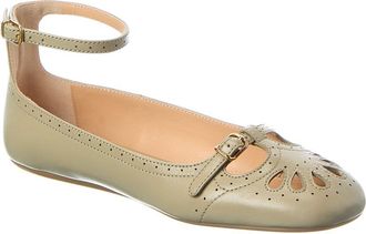 Chlo&eacute; Misty Leather Ballerina Flat