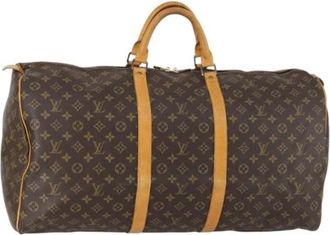 Louis Vuitton Pre-owned Weekend Bags, female, Brown, Size: ONE SIZE Pre-owned Weekend Bag