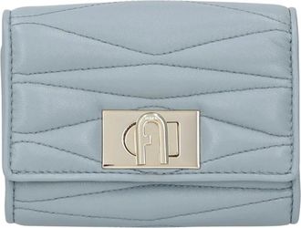 Furla 1927 M Portemonnee - Dames - Portefeuilles - Blauw - ONE Size - Leer - Accessoires