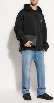 Dolce & Gabbana Hooded Sweatshirt, Mens, Black