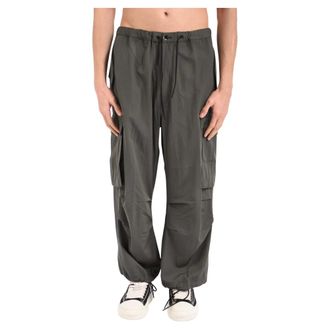 Nine In The Morning Wide Trousers, male, Green, Size: L Wide Trousers