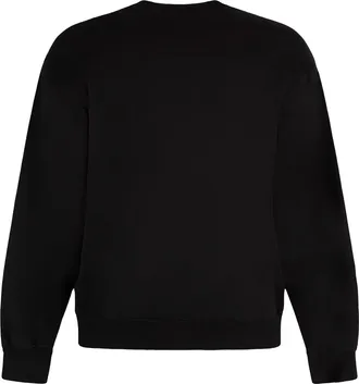 Local Authority Mens Cotton Crew-Neck Sweatshirt Black Sweatshirts Sweater