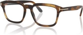 Tom Ford 54mm Rectangle optical glasses in Tortoise at Nordstrom